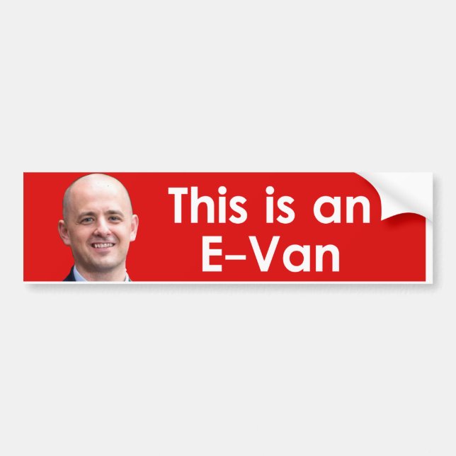 Evan McMullin - E-Skåpbil Bildekal (Framsidan)