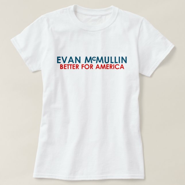 Evan McMullin - förbättra för Amerika T Shirt (Design framsida)