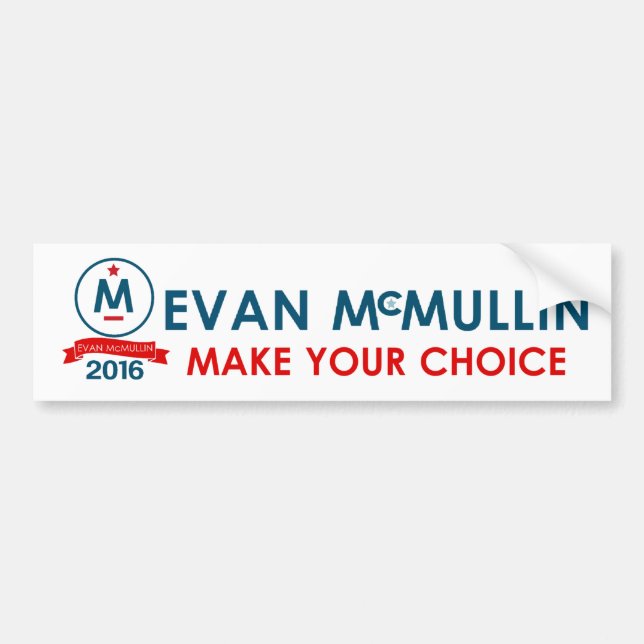 Evan McMullin gör ditt primat Bildekal (Framsidan)