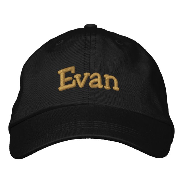 Evan Personlig Baseball Cap / Hat Broderad Keps (Framsida)