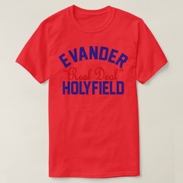 Evander Holyfield 2 T Shirt (Design framsida)