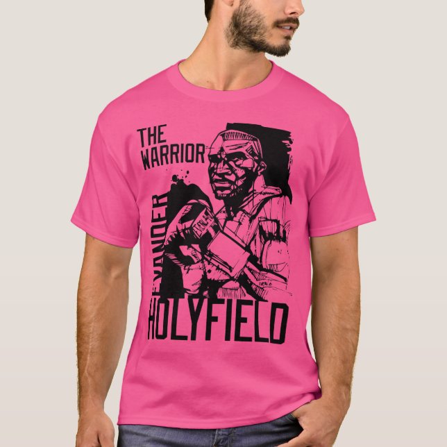 Evander Holyfield Art T Shirt (Framsida)