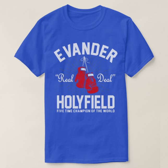 Evander Holyfield Vintage Pocket T Shirt (Design framsida)