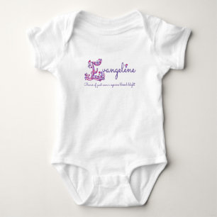 Evangelene Flickor namn betyder E monogram T Shirt