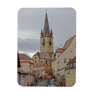Evangelichal Cathedral Torn Sibiu Rumänien Magnet