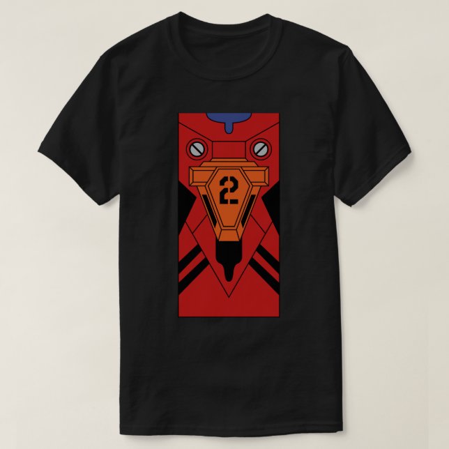 Evangelion Asuka T Shirt (Design framsida)