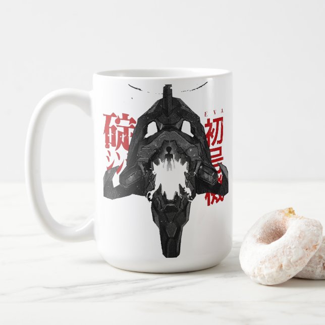 EVANGELION BERSERK UNIT 01 KAFFEMUGG (Med munk)