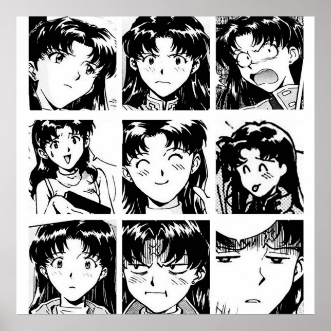 Evangelion Misato Poster (Framsidan)