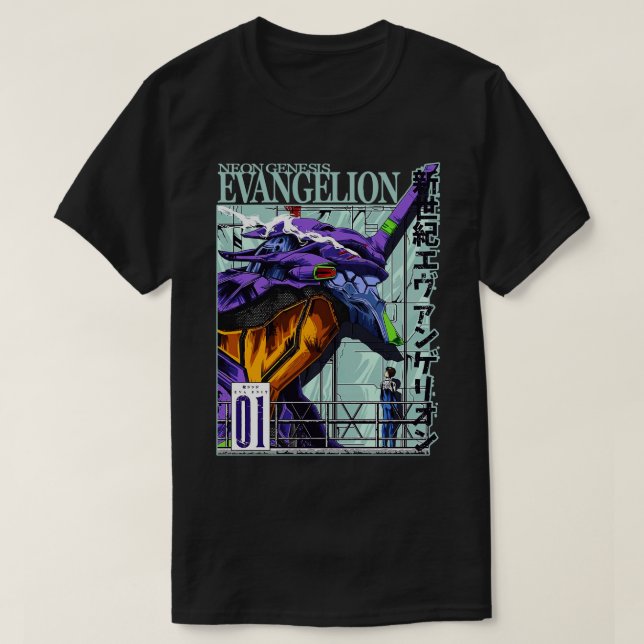 evangelion neon genesis evangelion t shirt (Design framsida)