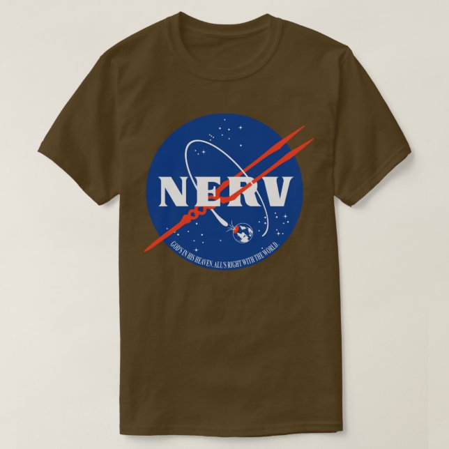 Evangelion NERV 2 T Shirt (Design framsida)