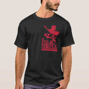 Evangelion NERV 3.0 säkerhetsinsignia Classia T-Sh T Shirt