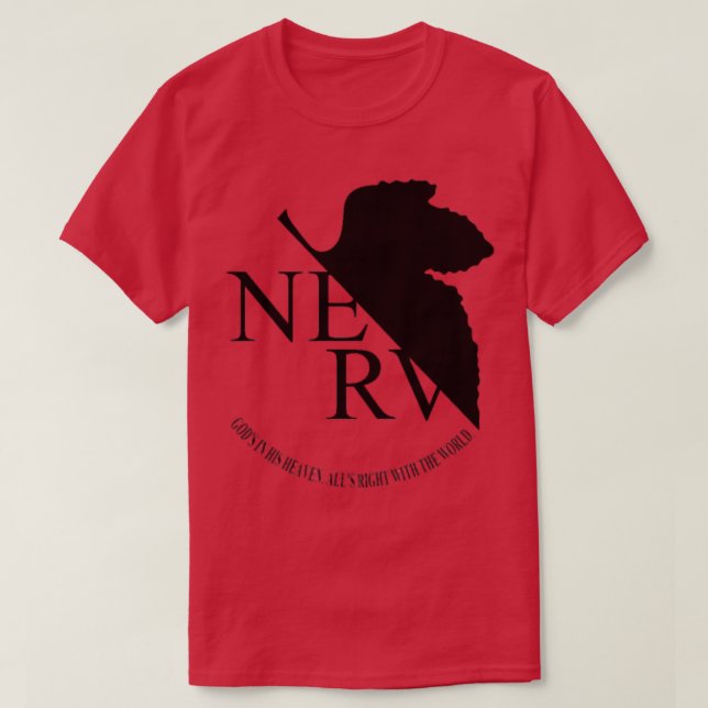 Evangelion NERV 4 T Shirt (Design framsida)
