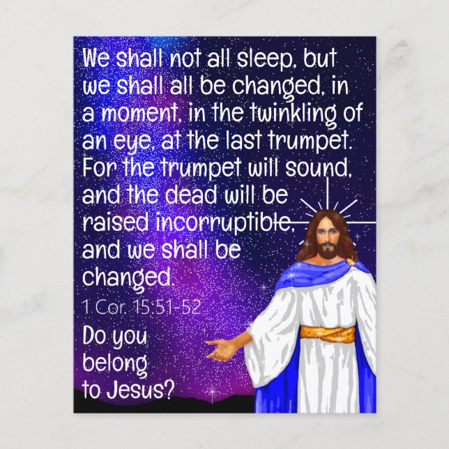 Evangelisk traktat flygblad (Framsidan)