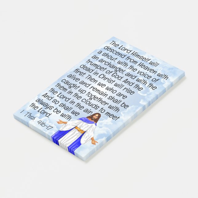 Evangelisk traktat post-it block (Vinklad)