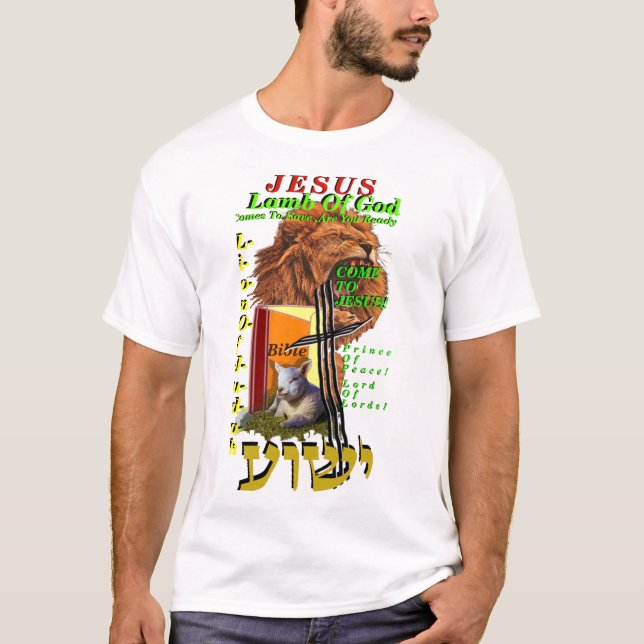 Evangelium T-Shirt, T-Shirt med evangeliebild,  (Framsida)