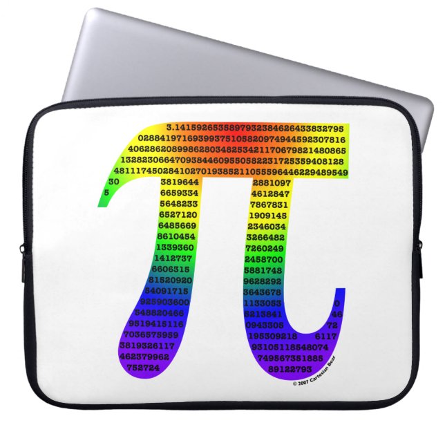 Evans Pi #2 Laptop Sleeve (Framsidan)