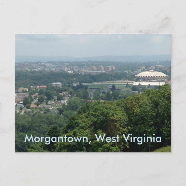 Evansdale Coliseum Morgantown WV Postcards Vykort (Framsida)