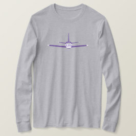Evanston Illinois IL Airplan Logotyp T Shirt