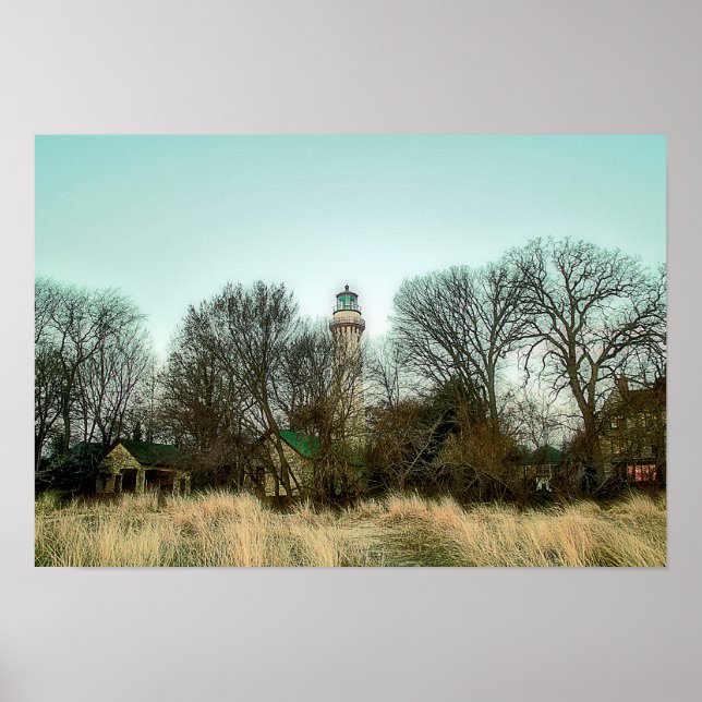 Evanston Lighthouse Poster (Framsidan)