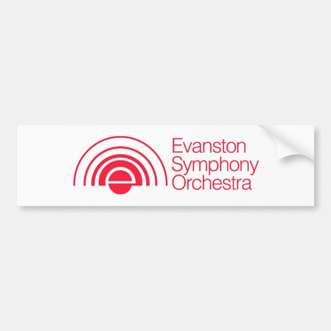 Evanston symfoniorkester bildekal (Framsidan)