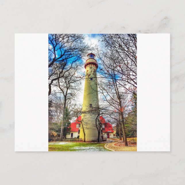 Evanston's Light house Vykort (Framsida)