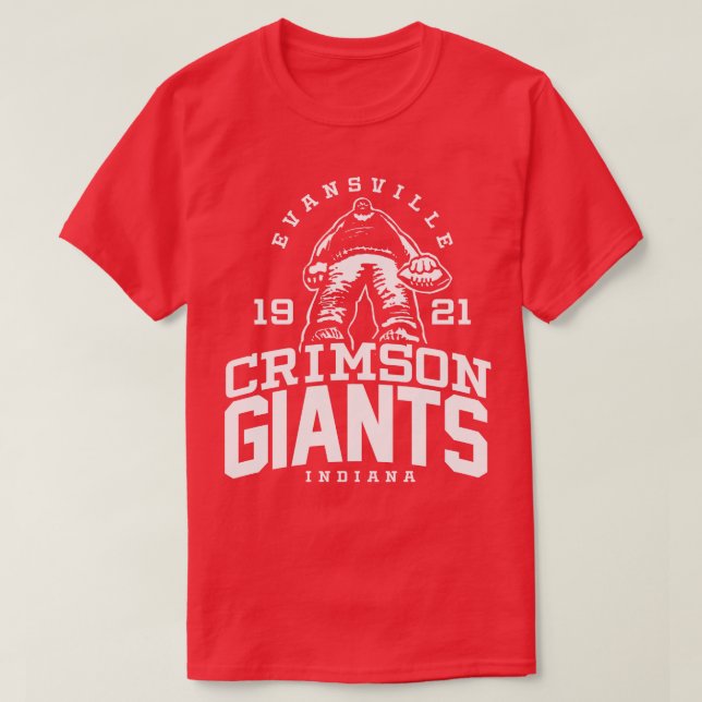 Evansville Crimson Giants T Shirt (Design framsida)