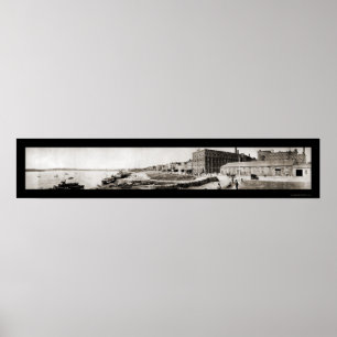 Evansville I panoramafotoet 1907 Poster