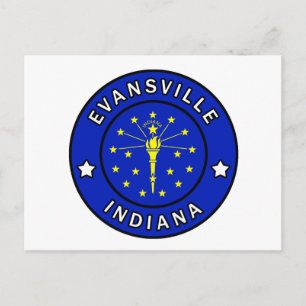 Evansville Indiana Vykort