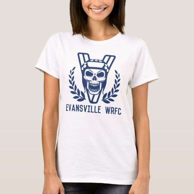 Evansville kvinna grundläggande utslagsplats tee shirt (Framsida)