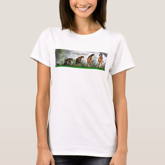 EVE--OLUTIONUTSLAGSPLATSSKJORTA T-SHIRT (Framsida)