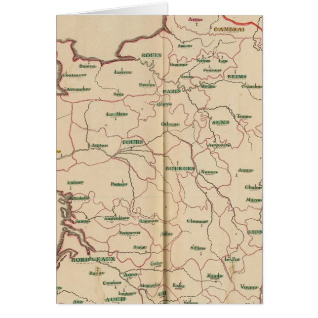 Evechez, Frankrike Hälsningskort (Framsidan)