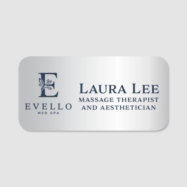 Evello Namn bricka - Laura Lee Namnbricka (Framsida)