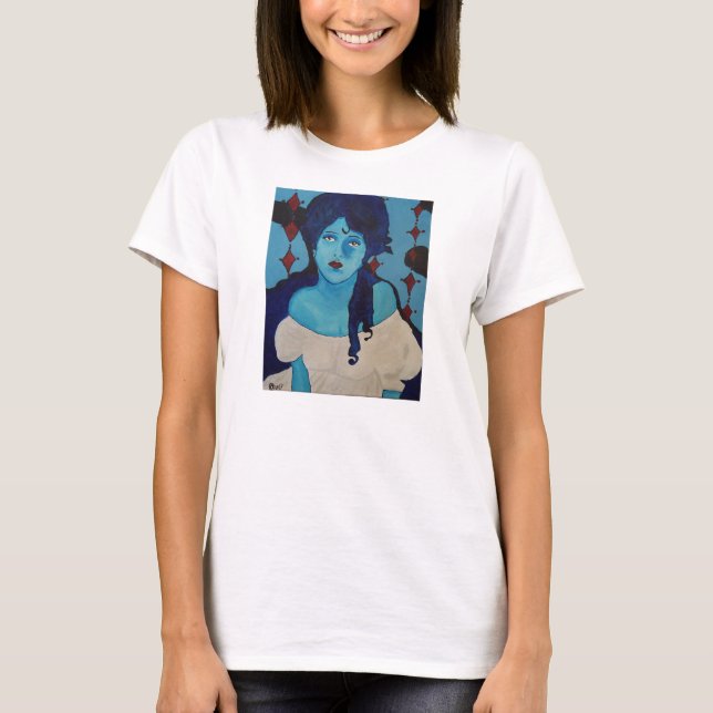 Evelyn Blue T Shirt (Framsida)