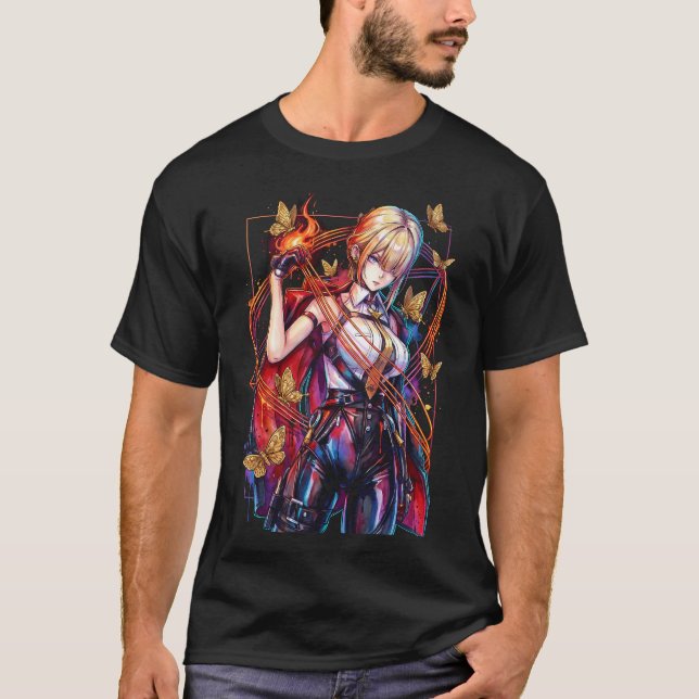 Evelyn Chevalier ZZZ Lunalux Strypare Explosion Po T Shirt (Framsida)