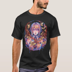 Evelyn Chevalier ZZZ Röda brinnande tetherporträtt T Shirt