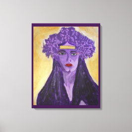 Evelyn Crowned Canvastryck