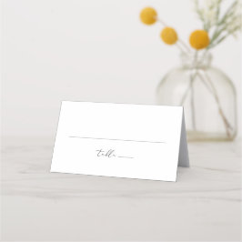 EVELYN Elegant Calligraphy Script Bord Place Card Placeringskort