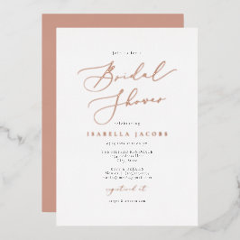EVELYN Elegant Skript Ro Gold Foil Möhippa