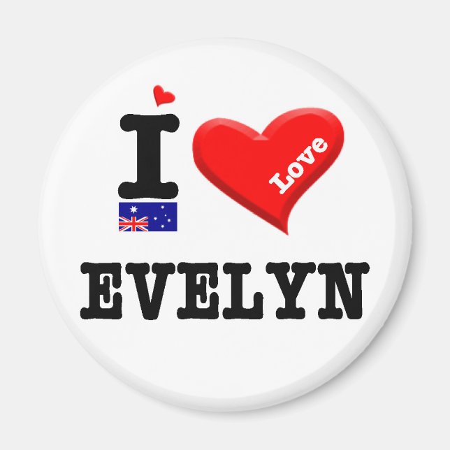 EVELYN - I Kärlek Magnet (Framsidan)