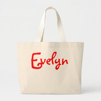 Evelyn - Jumbo Canvas Tote Jumbo Tygkasse