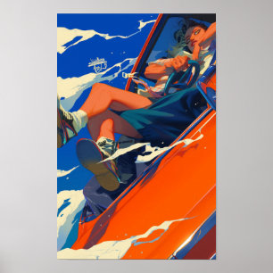 Evelyn McHale Empire state Bygger Poster