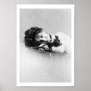 Evelyn Nesbit, 1901, fotograferad av Otto Sarony Poster