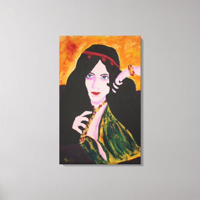 Evelyn Plays Canvastryck (Framsida)