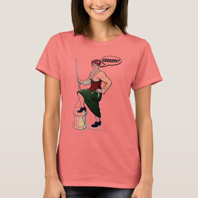 Evelyn Sewing Hero Shirt Tee Shirt (Framsida)