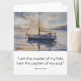 EVEmålad segelbåt Kort