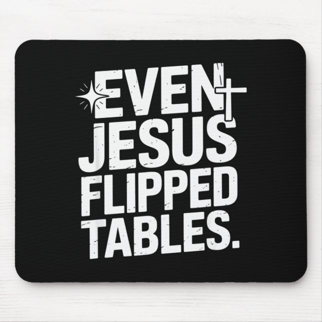 Even Jesus Flipped Tables Funny Jesus Lovers Chris Musmatta (Framsidan)