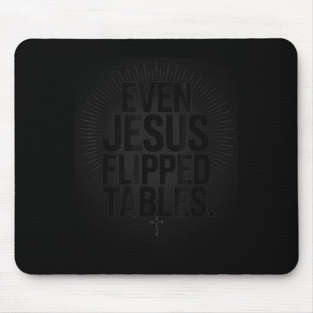 Even Jesus Flipped Tables Funny Jesus Lovers Chris Musmatta (Framsidan)