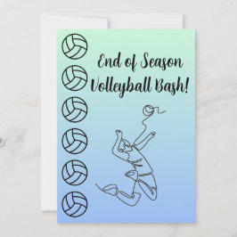 Evenemang Namn Plats Sport Tema Volleyboll  Inbjudningar