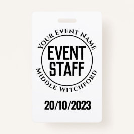 Evenemangets personalmärke