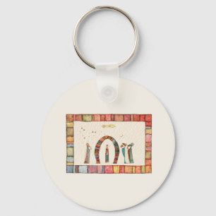 Evenemangscen Keychain Ceramic Boll Ch Nyckelring